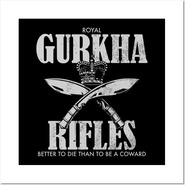 Royal Gurkha Rifles (distressed) Wall Art by TCP